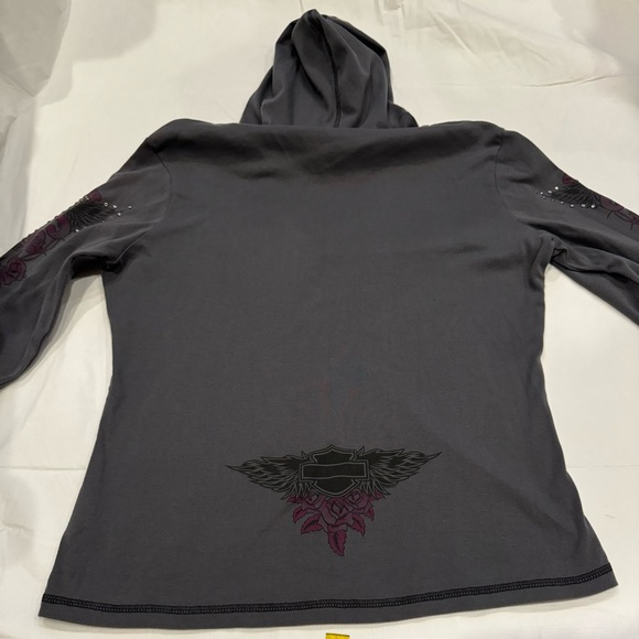 Harley Davidson hooded long sleeve t-shirt - Picture 5 of 5